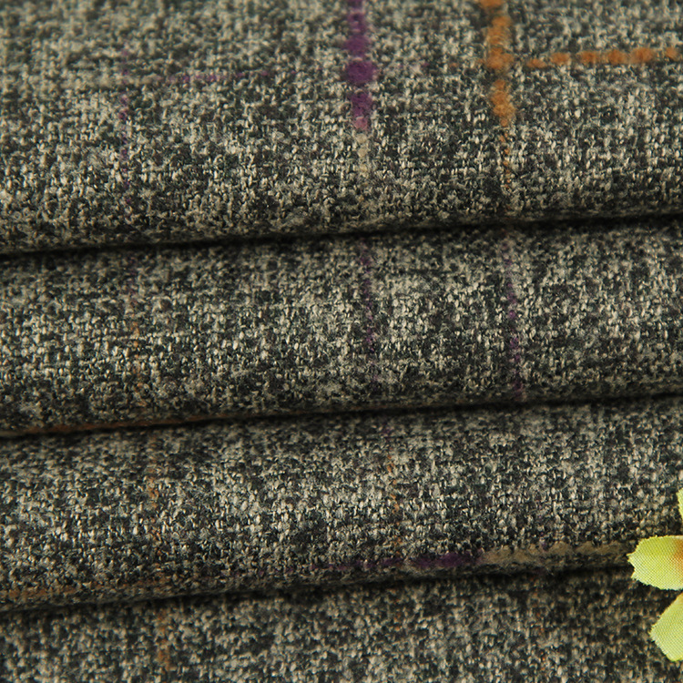 Autumn and winter coat flower woolen fabric fashion coat suit pants fabric manufacturer in stock supply