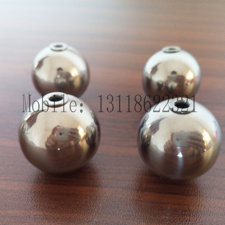 Customized Stainless Steel Decorative Hollow Ball Flagpole Screw Ball Nut Ball Screw Ball Flagpole Craft Ball