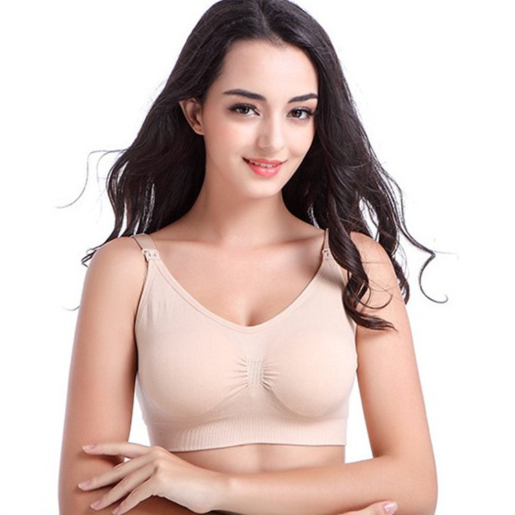 Материнское белье бесшовный бюстгальтер без проволоки регулируемый поддержка груди для кормления