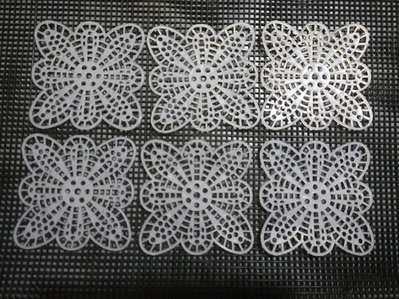 Hollow Bright Silk Thread Hook for Bag Plastic Butterfly Sheet Hook for Car Cushion 11.5cm