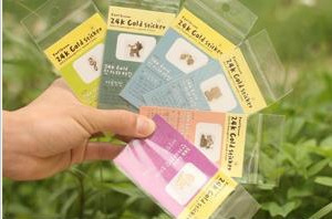 Прямые креативные наклейки с 24-каратным золотым покрытием мультяшные кнопочные наклейки для мобильных телефонов маленькие подарки