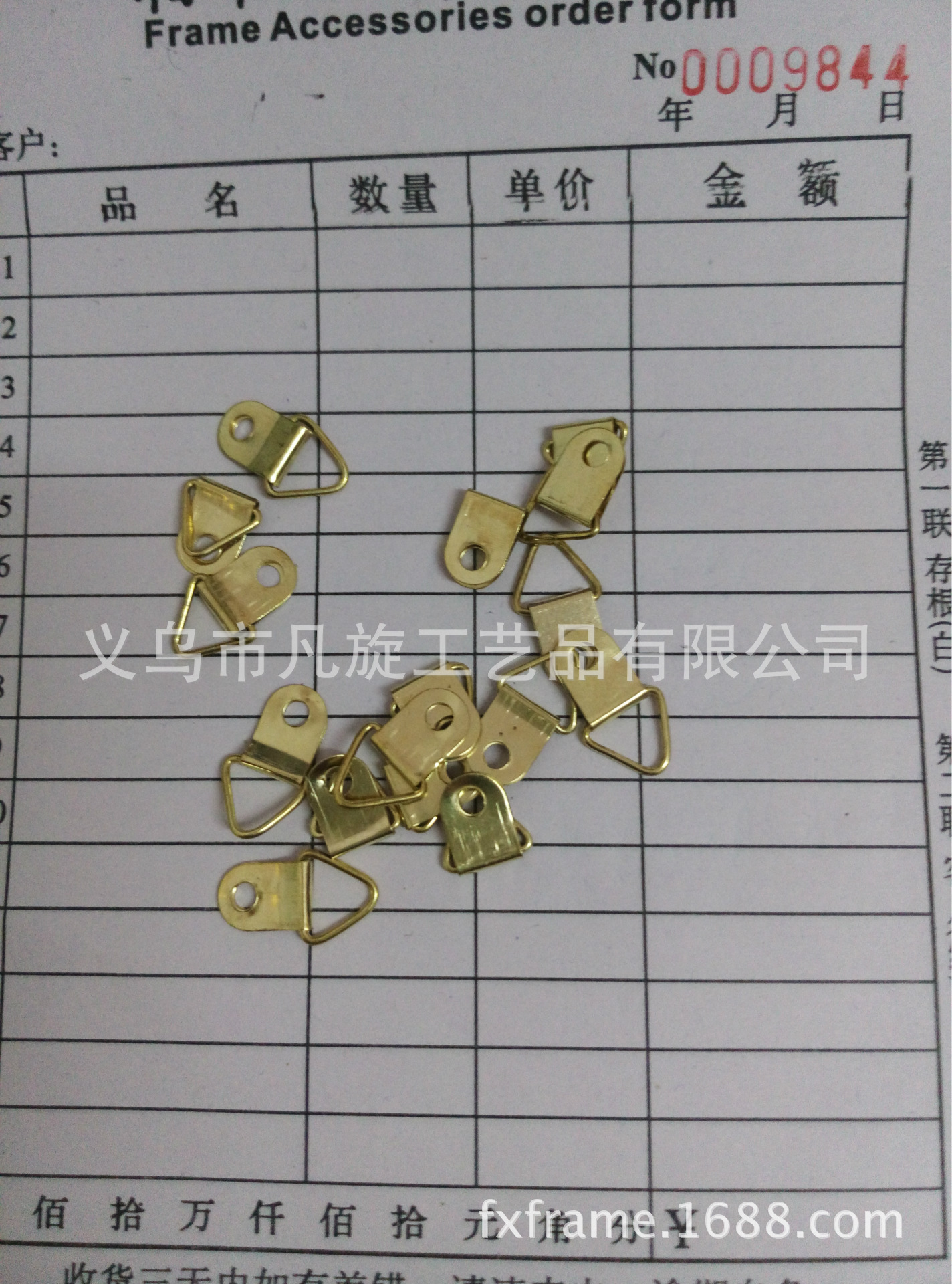 Маленький крючок для фоторамки, треугольный, для цифровой живописи