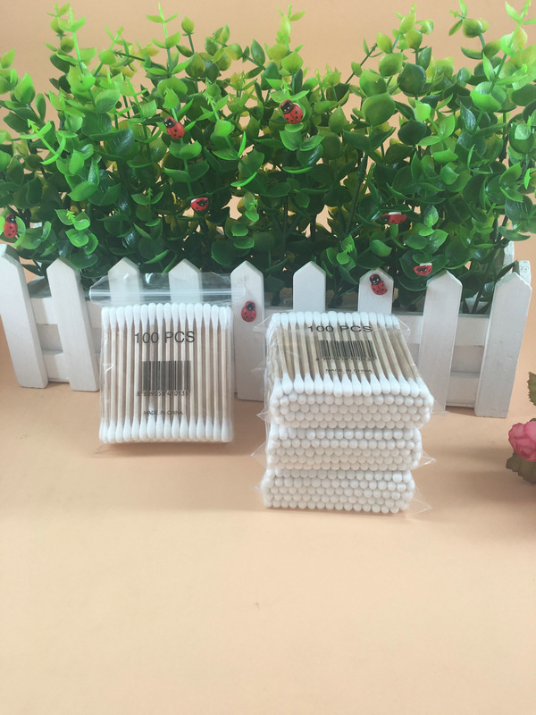 Factory supply disposable bamboo stick cotton swab high quality makeup cotton swab 80 pcs 100PCs cotton swab batch