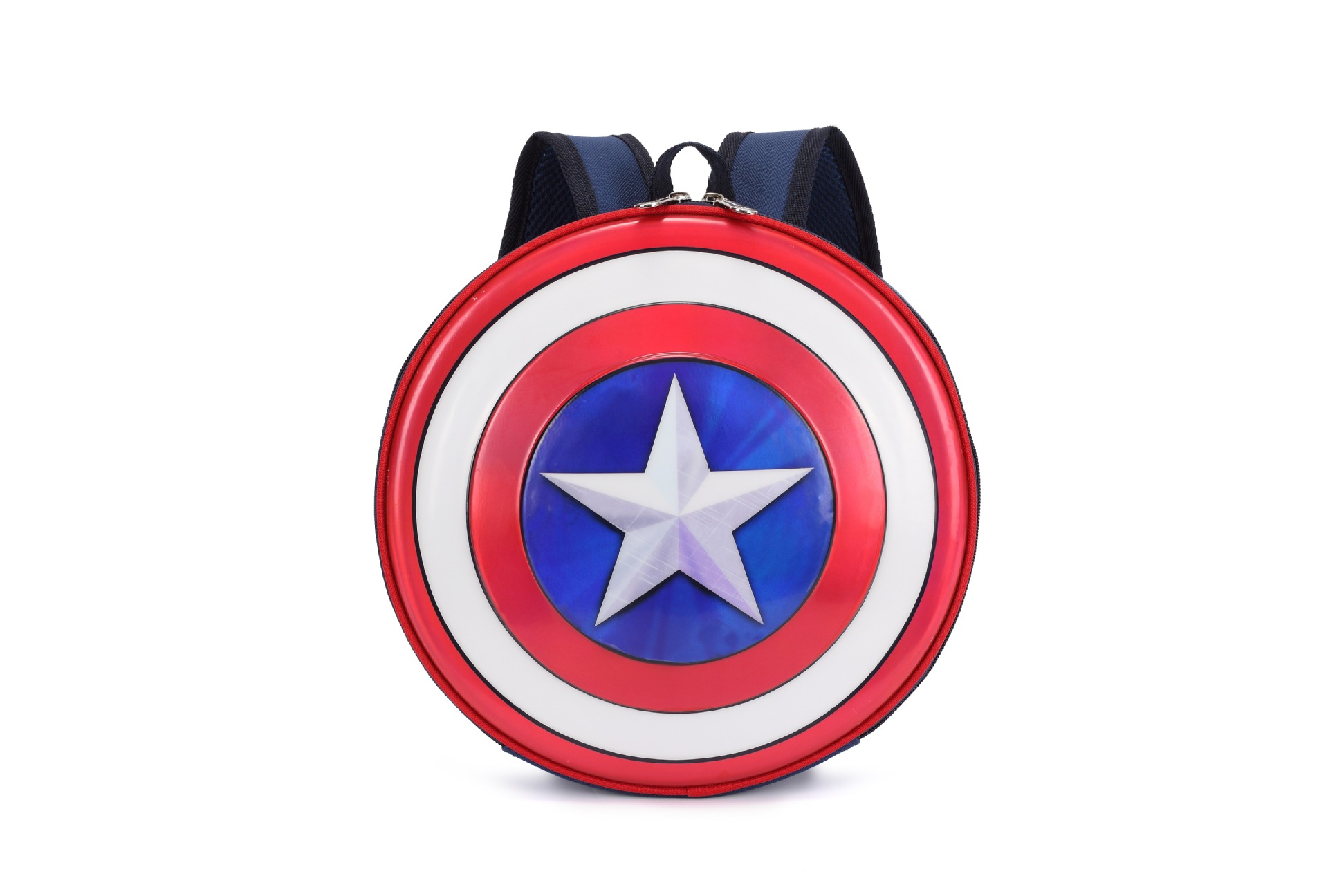 Shield Children's Schoolbag Male Primary and Secondary School Students Kindergarten Grade Boys Ridge Protecting and Reducing the burden Fashion Schoolbag Captain America