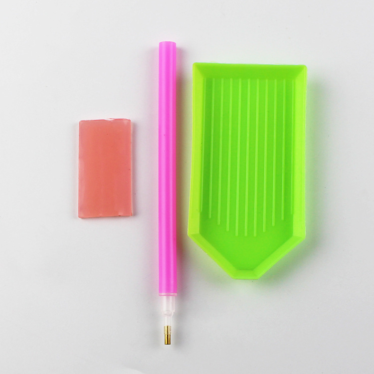 Manufacturer Supplies Diamond Painting Tool Kit Clay Cross Stitch Dot Drill Dot Drill Tool Set Wholesale Crystal