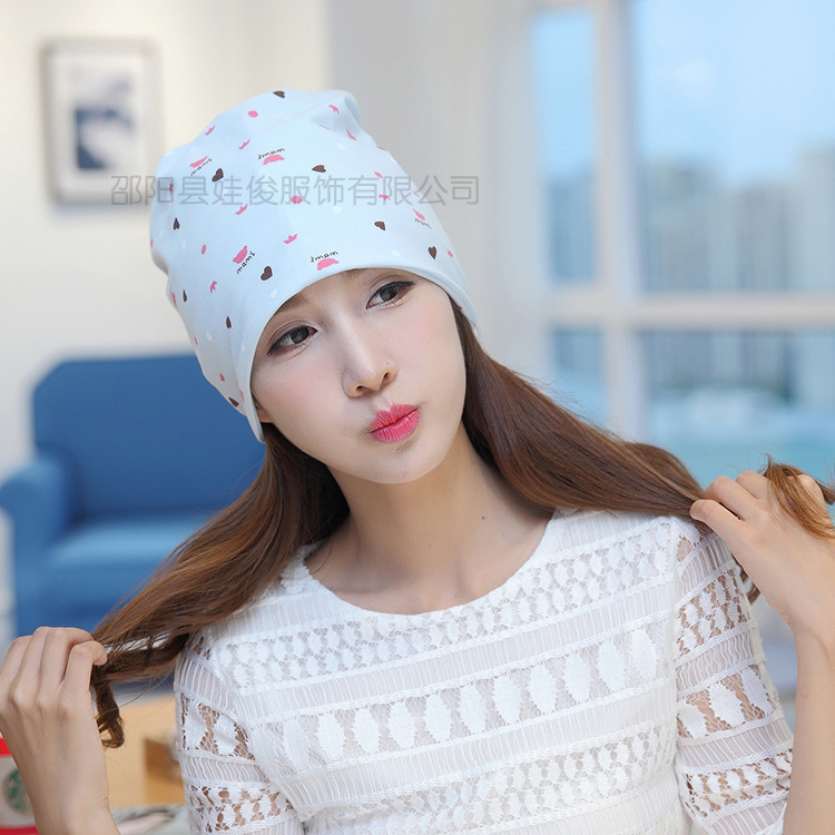 New Korean version of Autumn lunar November cap windproof hair pregnant women's cap simple fashion head warm maternity cap wholesale