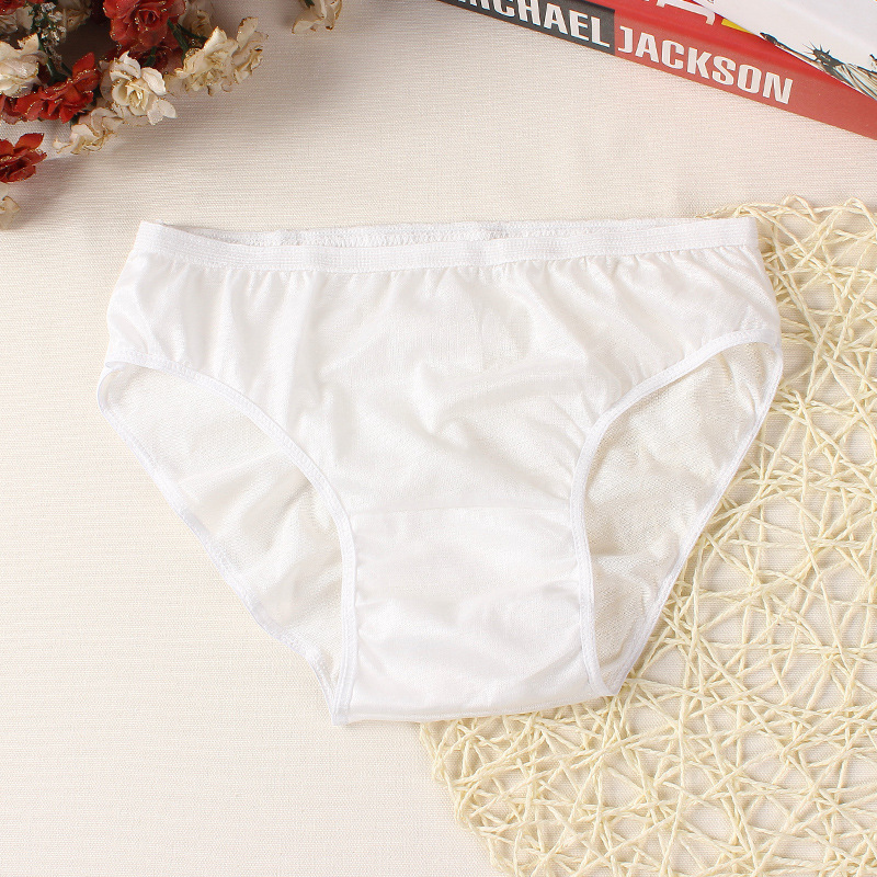 Оптовая продажа одноразового нижнего белья для мужчин из полиэстера и хлопка для сауны и массажа