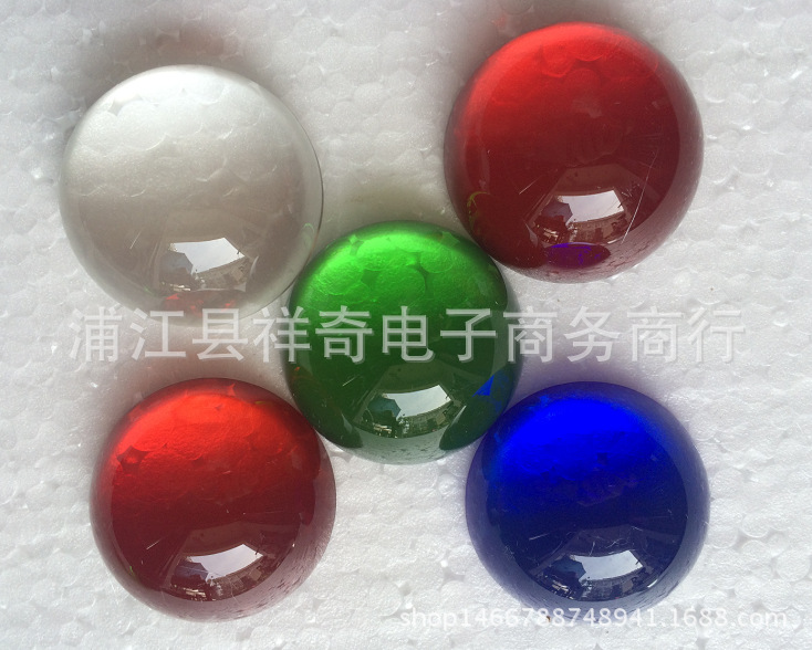 Color Crystal Ball Ornaments Home Decorations Ball Ornaments Light Ball Office
