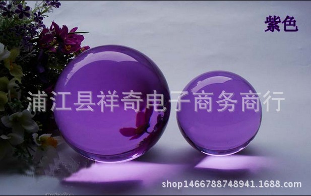 Color Crystal Ball Ornaments Home Decorations Ball Ornaments Light Ball Office