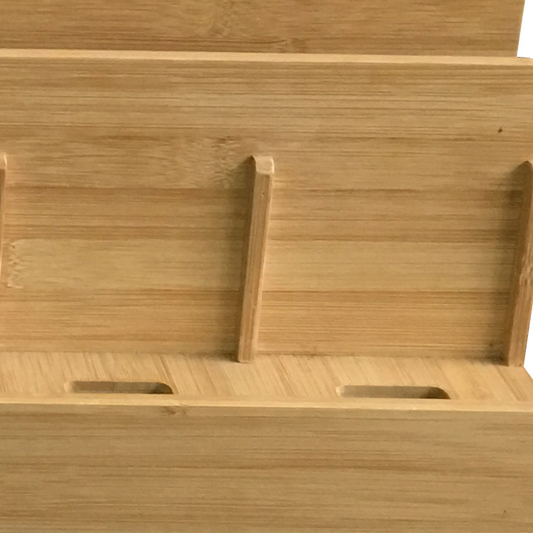 Supply mobile phone charging rack simple creative bamboo material mobile phone holder specification mobile phone holder Amazon hot sale