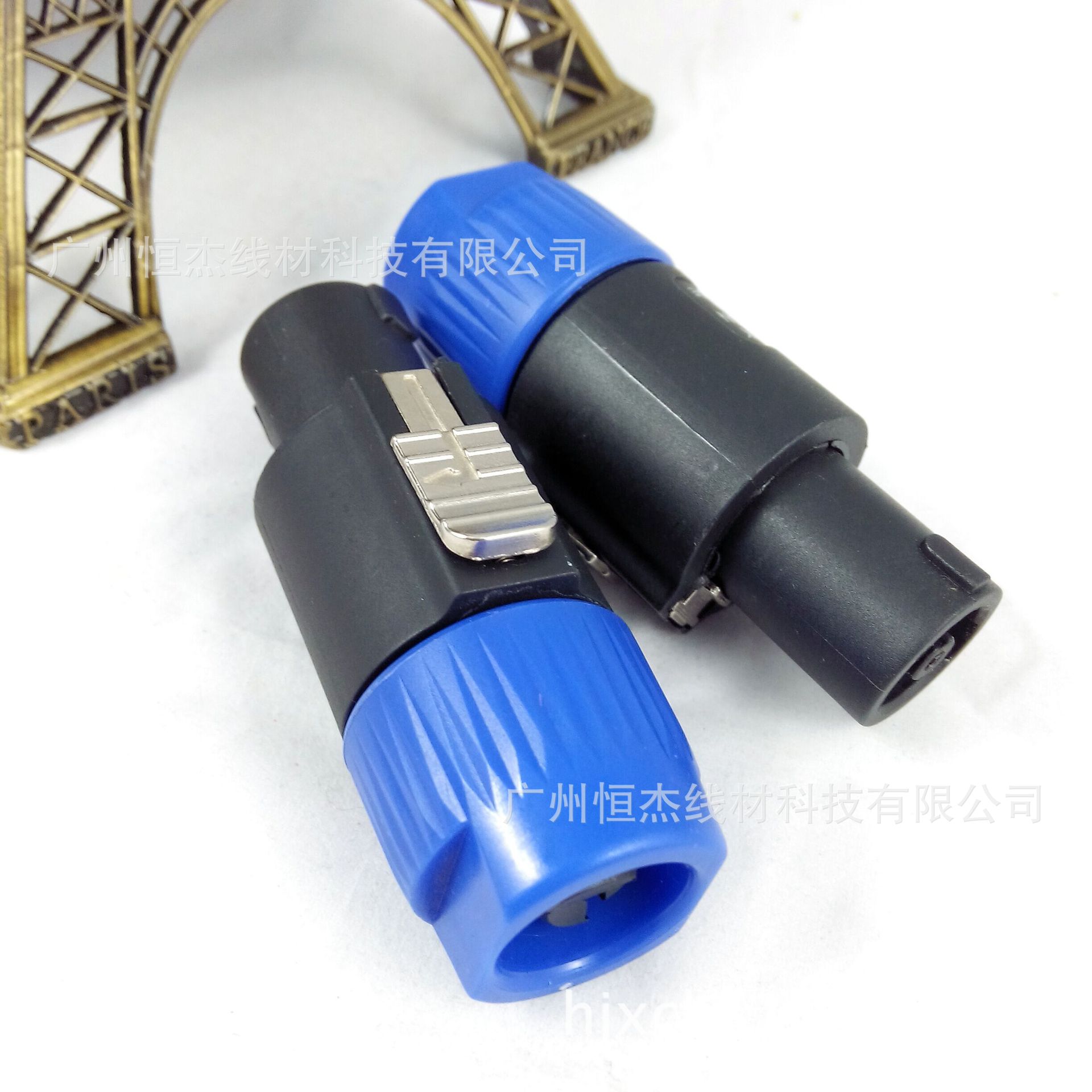 Factory direct high quality audio four-core professional speaker plug NL4FC audio cable connector amplifier Ohm connector