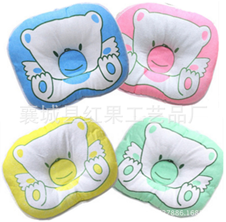 Маленькая подушка для новорожденных, форма медведя, мультяшная подушка для переворота