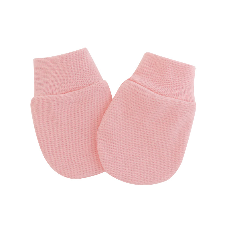 Spring Autumn and Winter Baby Products Baby Anti-scratch Gloves Infant Gloves Spandex Cotton Solid Color Gloves for Newborn Children