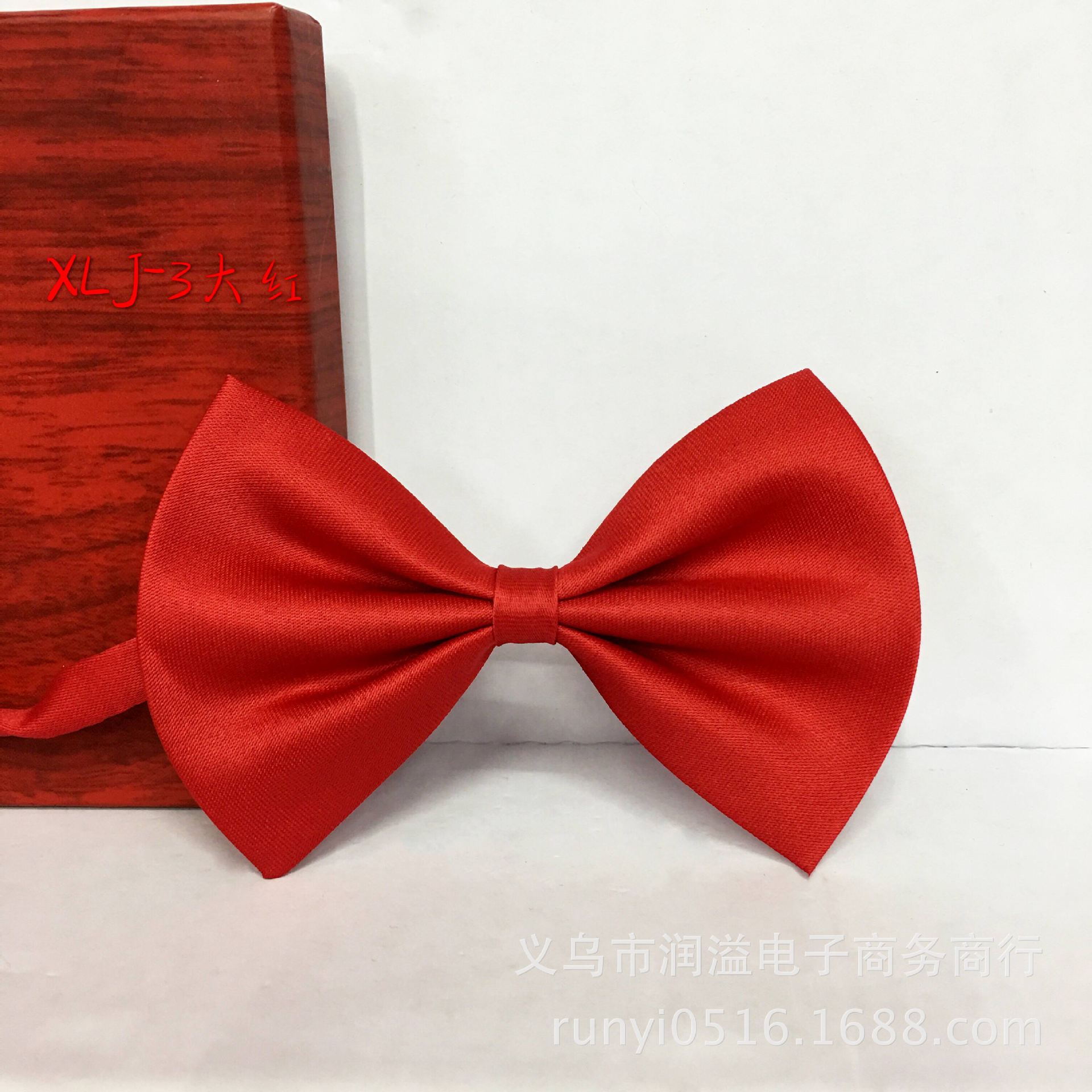 Children's bow tie polyester silk performance candy color handsome tide treasure bow tie pet wholesale