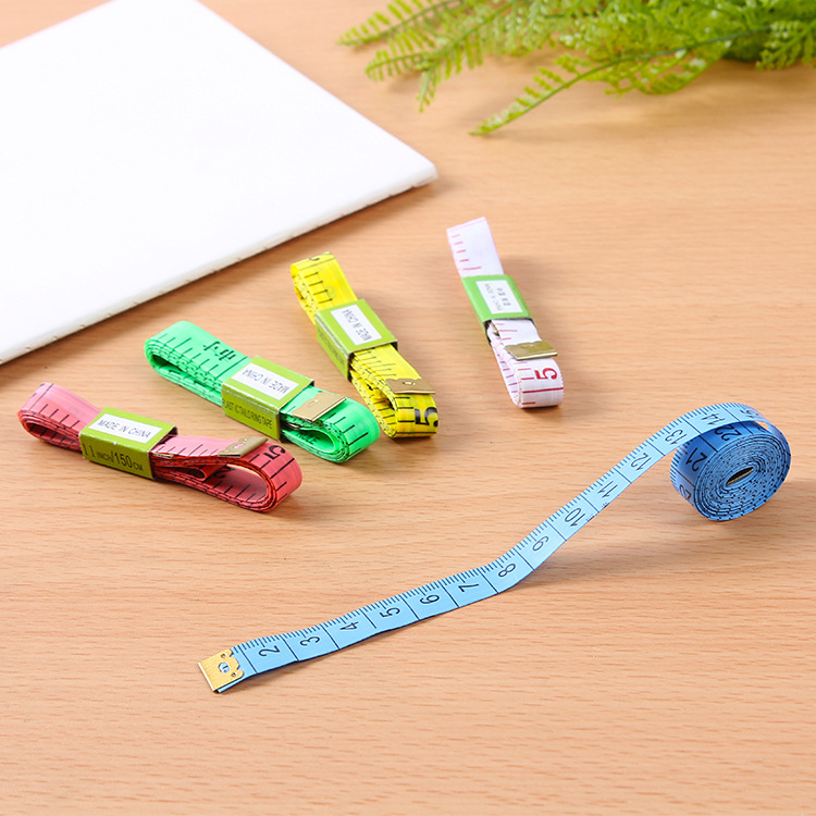 Spot Net gift plastic soft ruler measuring chest circumference soft ruler waist ruler small leather ruler measuring clothing meter three-way ruler