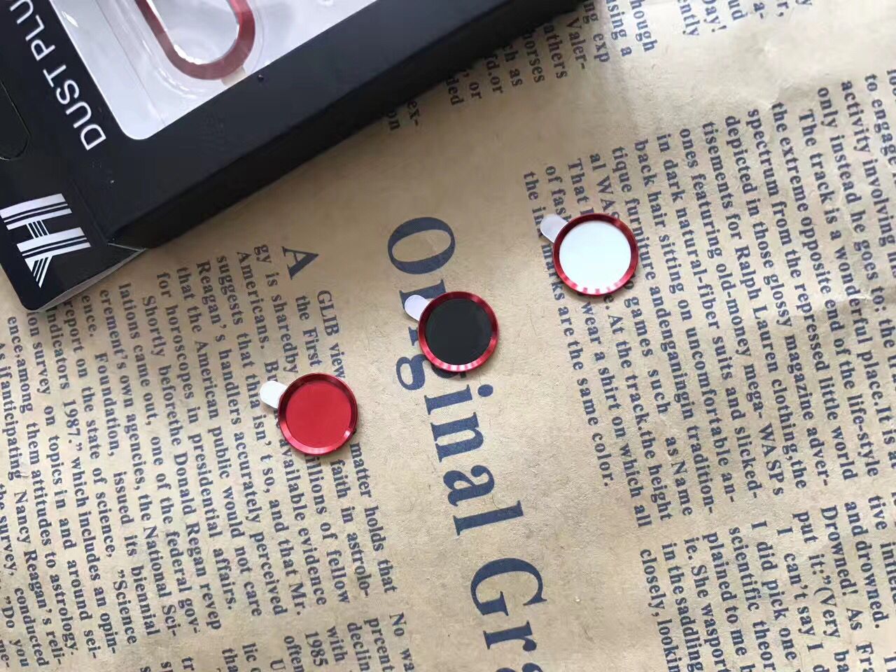 Applicable to iPhone7 fingerprint identification button stickers applicable to Apple 6plus metal button HomeiPad