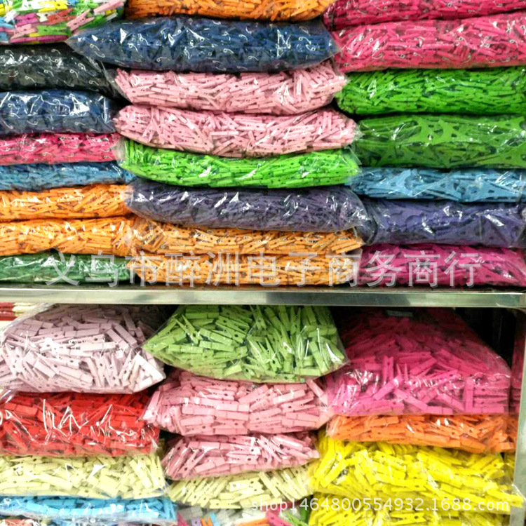 Wooden mini log clip DIY handmade cartoon home decoration photo color small wooden clip storage note clip