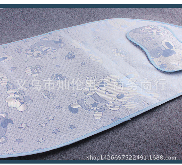 Специальный мат для детской москитной сетки, овальный мат из ледяного шелка