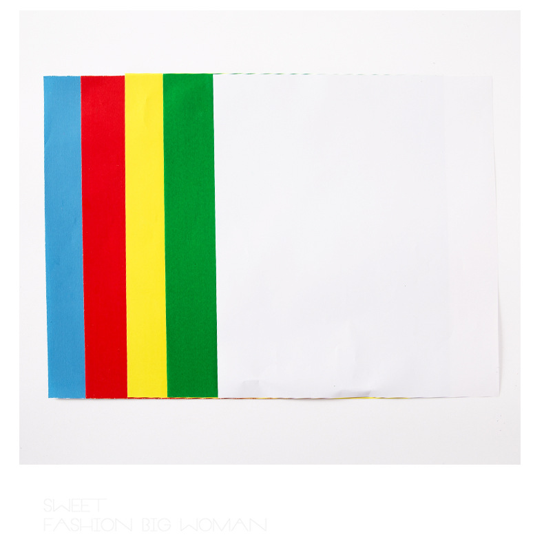 Embroidery supplies A4 size water soluble paper cross-stitch DIY tools supplies five color cloth with copy paper spot wholesale