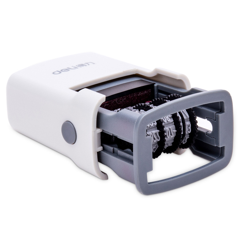 Deli automatic ink date stamp 79951 Year Month Day adjustable time stamp production date coding machine