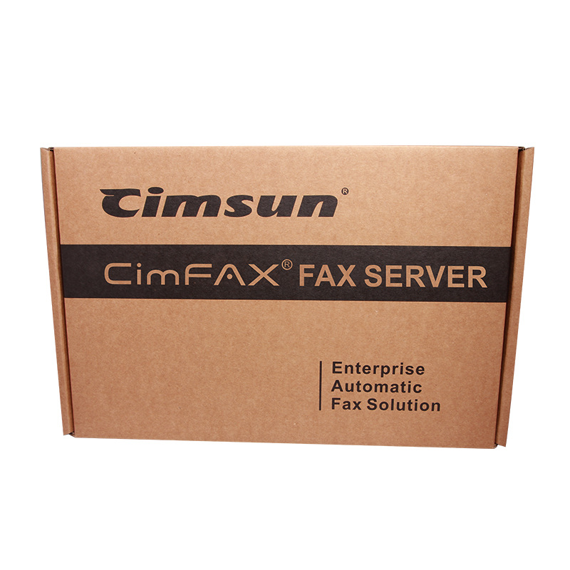 CimFAX enterprise-class high-speed fax server fax machine dual-line version T 5 200 User 8GB storage