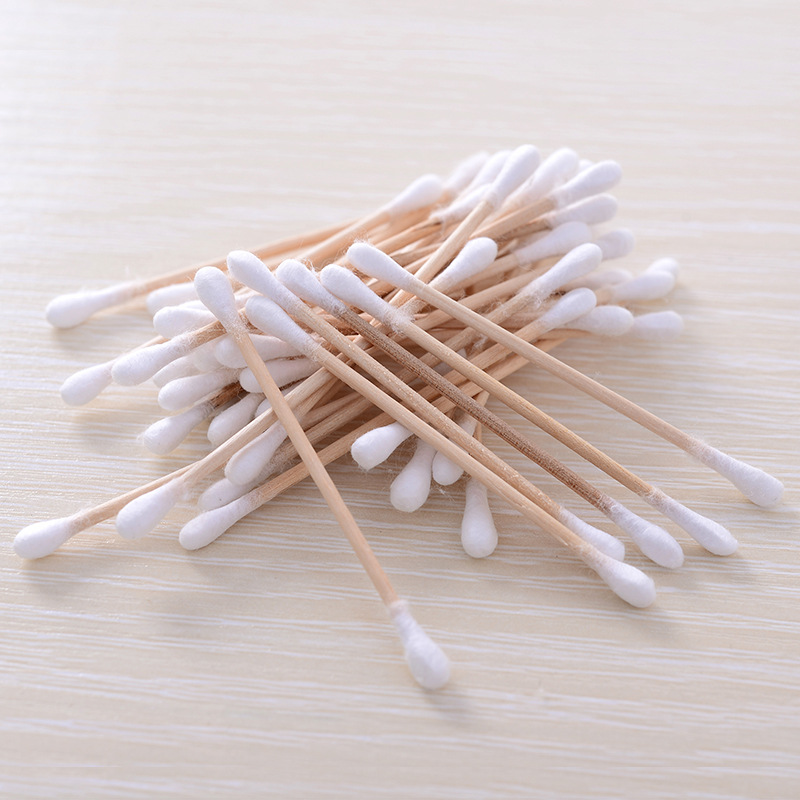 Hotel disposable cotton swabs double-headed cotton swabs for makeup factory wholesale 35 pieces a pack