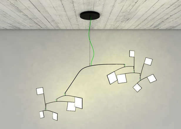OLED lamp OLED light source lamp beads can be spliced, movable, rotatable, modular high-end home OLED lighting