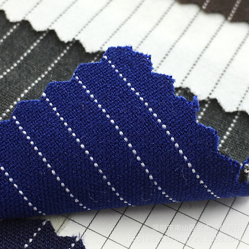 Factory direct supply new quality TR stripe 0.5 vertical stripe. Fashion men's and women's clothing suit skirt suit fabric