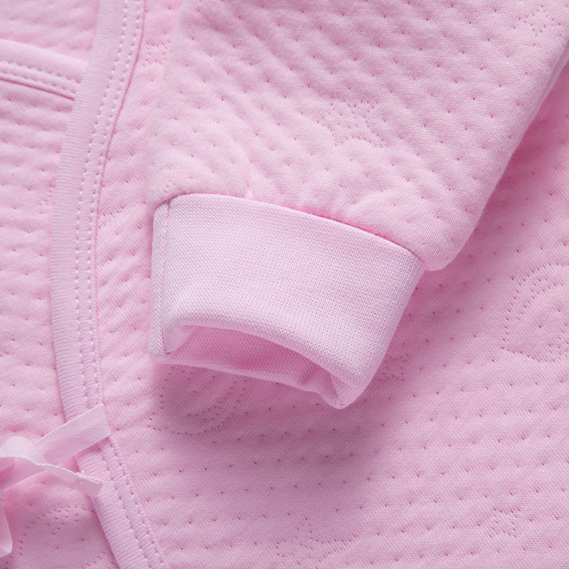 Factory direct baby newborn baby children jacquard nightgown underwear pajamas warm a generation of hair