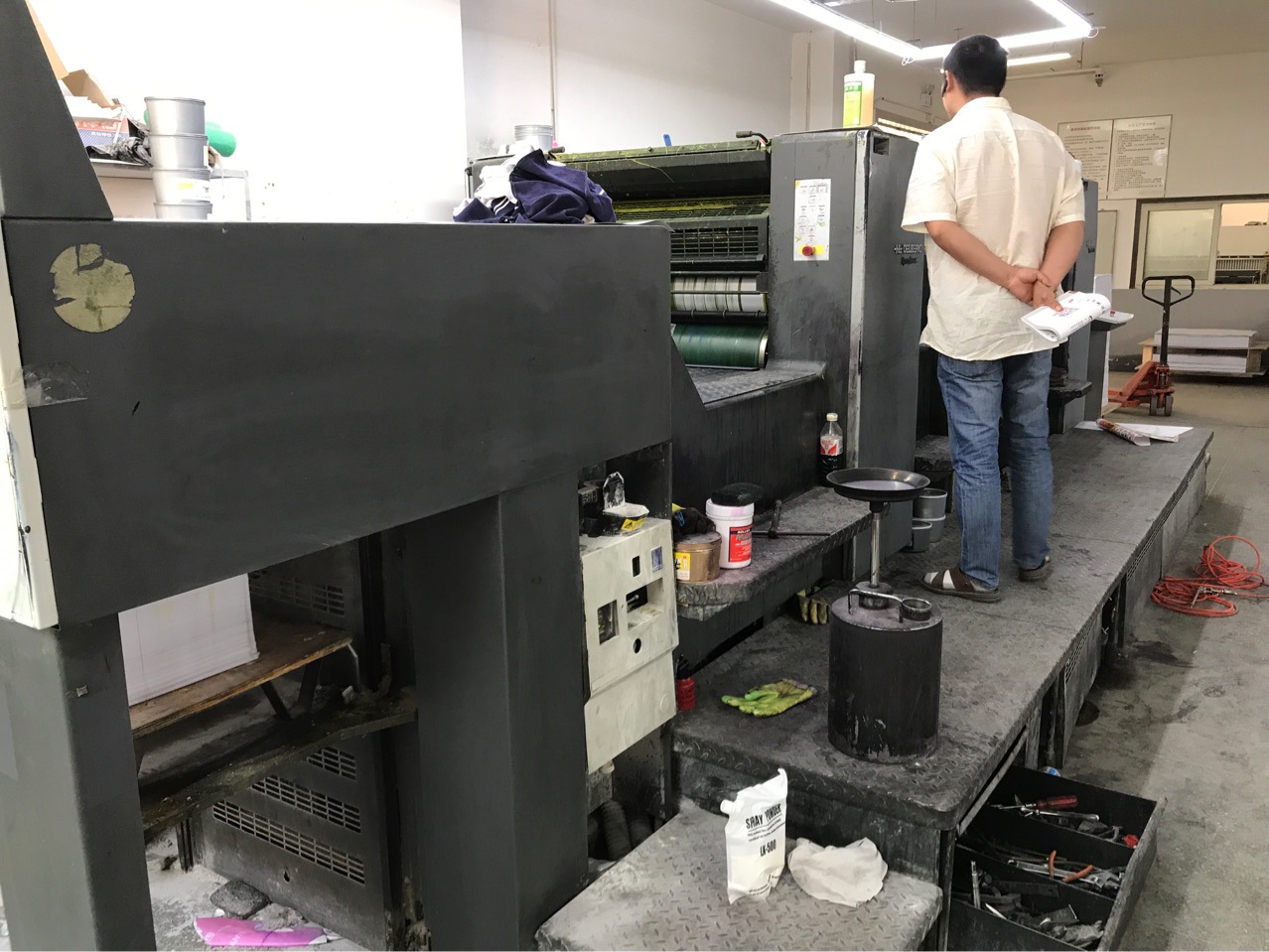 2003 Heidelberg Sm74-4 Used Heidelberg Quarto Four Color Used Heidelberg Printing Machine