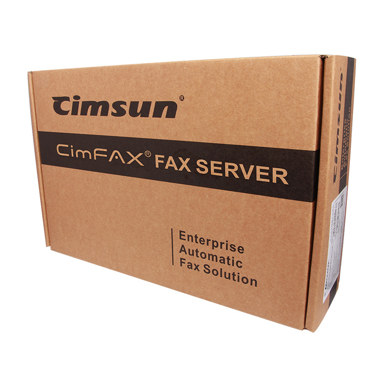 CimFAX enterprise-class high-speed fax server electronic fax machine dual-line version W5S 400 user 32GB