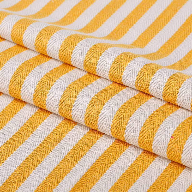 Explosions cotton and linen striped fabric yarn-dyed jacquard fabric linen fabric home textile luggage shoe material handbag pillow gift box fabric