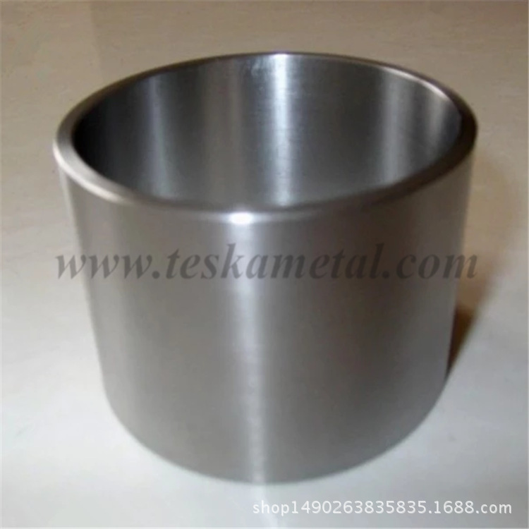 Factory Direct 702 High Purity Seamless Zirconium Crucible Purity 99.6% Welded Zirconium Crucible