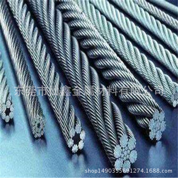 Supply 304 stainless steel wire rope 316 stainless steel wire rope coated steel wire rope galvanized plastic coated steel wire rope