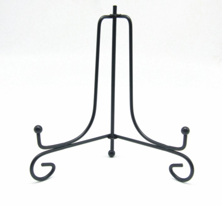 Factory wholesale solid iron tea cake bracket wrought iron plate bracket charcoal carving bracket Pu'er tea rack craft rack