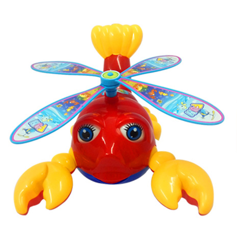 Hand-Pushed Lobster, Large Walker, Kidsren's Educational Toys, Blinking and Sticking Out Tongue, Hot-Selling Street Stall Supply Wholesale