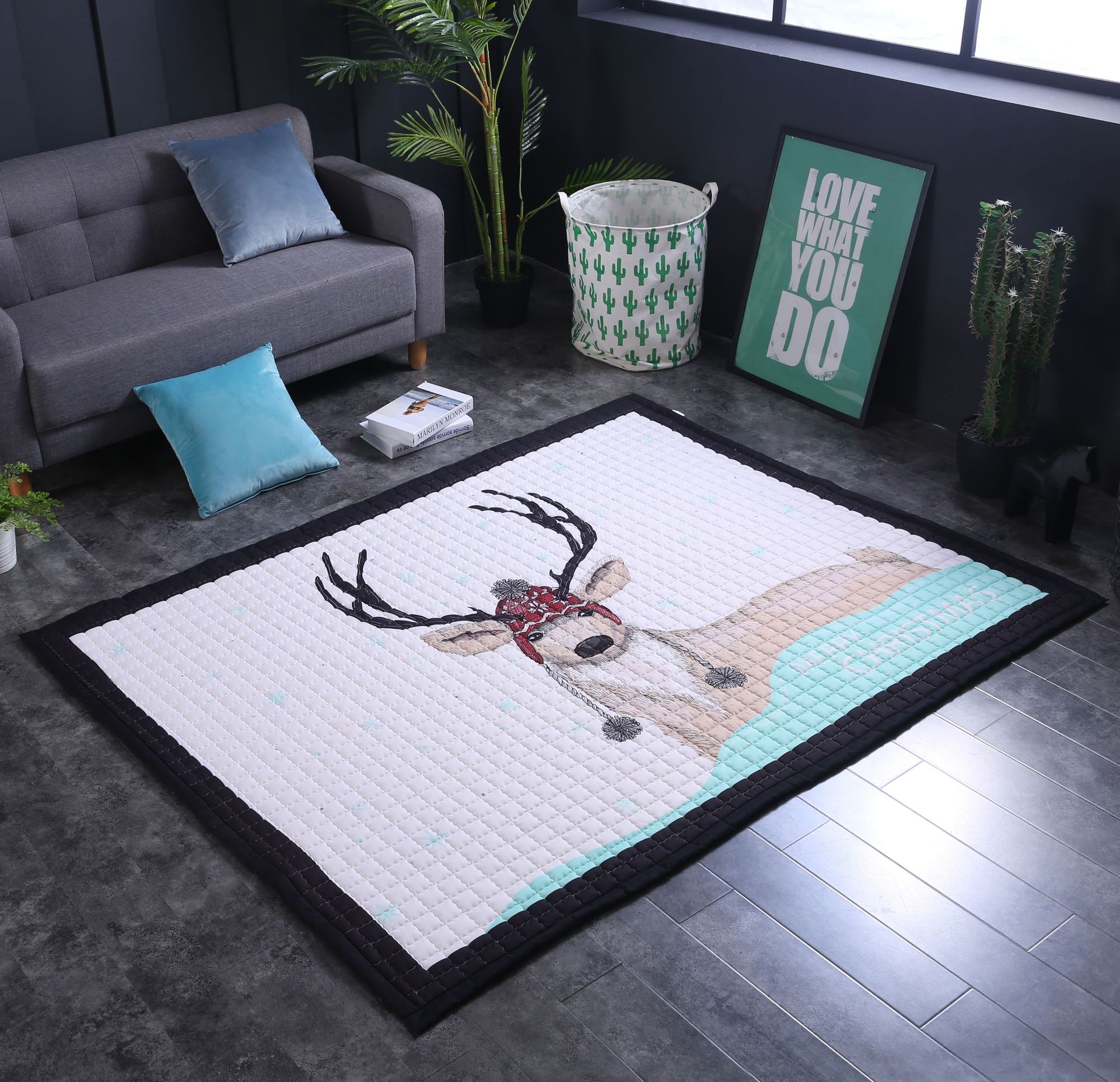 Factory custom floor mat custom blanket blanket custom cartoon simple bedding samples to OEM processing