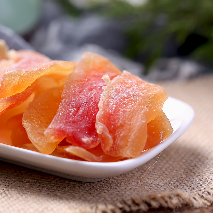 Red Heart Papaya Slices 5kg Fresh Papaya Dried Red Heart Papaya Slices Candied Fruits Sweet and Sour Dried Fruits