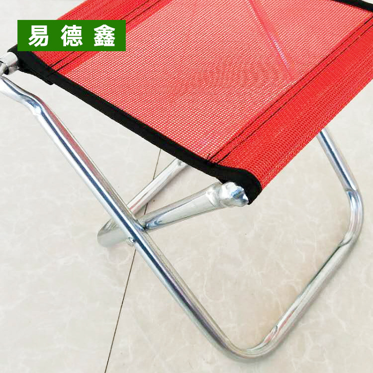 Factory in stock Portable Folding Stool Beach Metal Mazar Barbecue Small Stool Outdoor Fishing Stool Folding Stool
