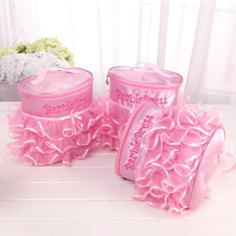 New girls ballet bag fashion shoulder bag cute dance bag wholesale lace bag children dance bag