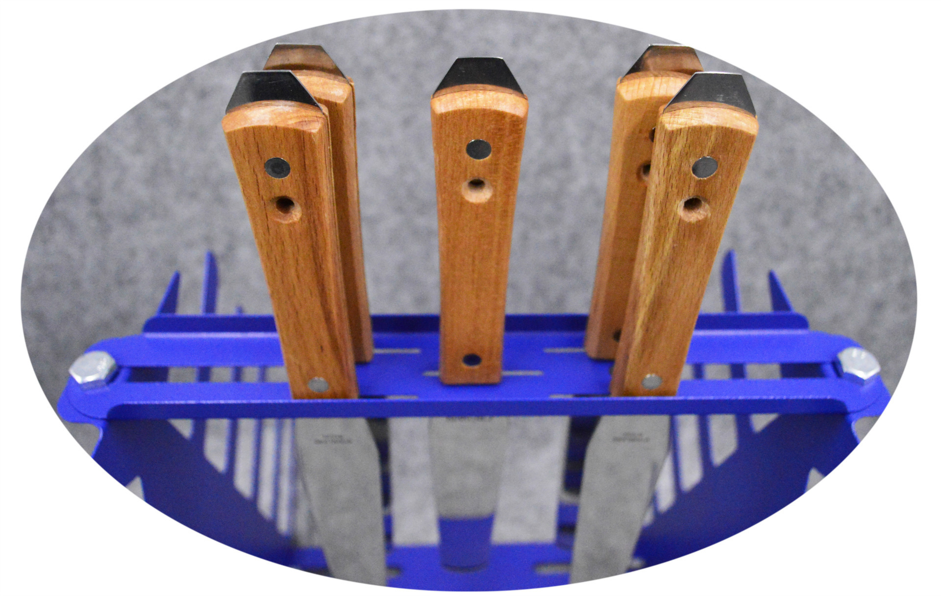 Yantai Heavenly 006351 Desktop Scraper Ink Adjustment Knife Holder (triangular on Both Sides)