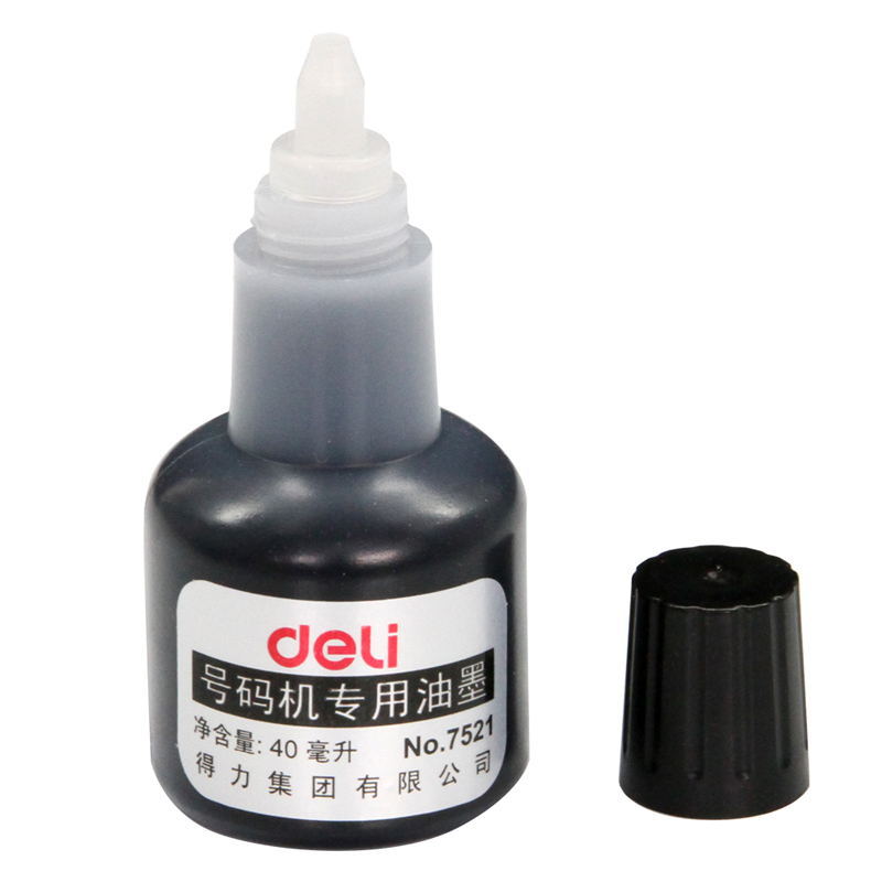 Чернила Deli 7521 для автоматической машины 40 мл