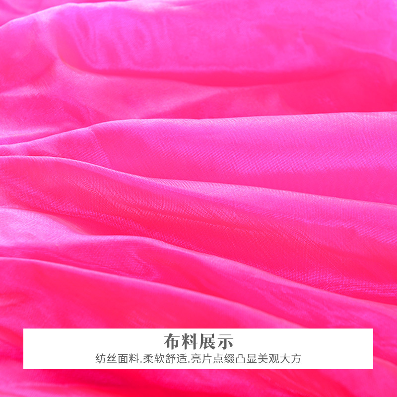 Dance fan dance fan pair fan square dance fan dance Yangko fan double-sided excessive gradient color one foot 31cm