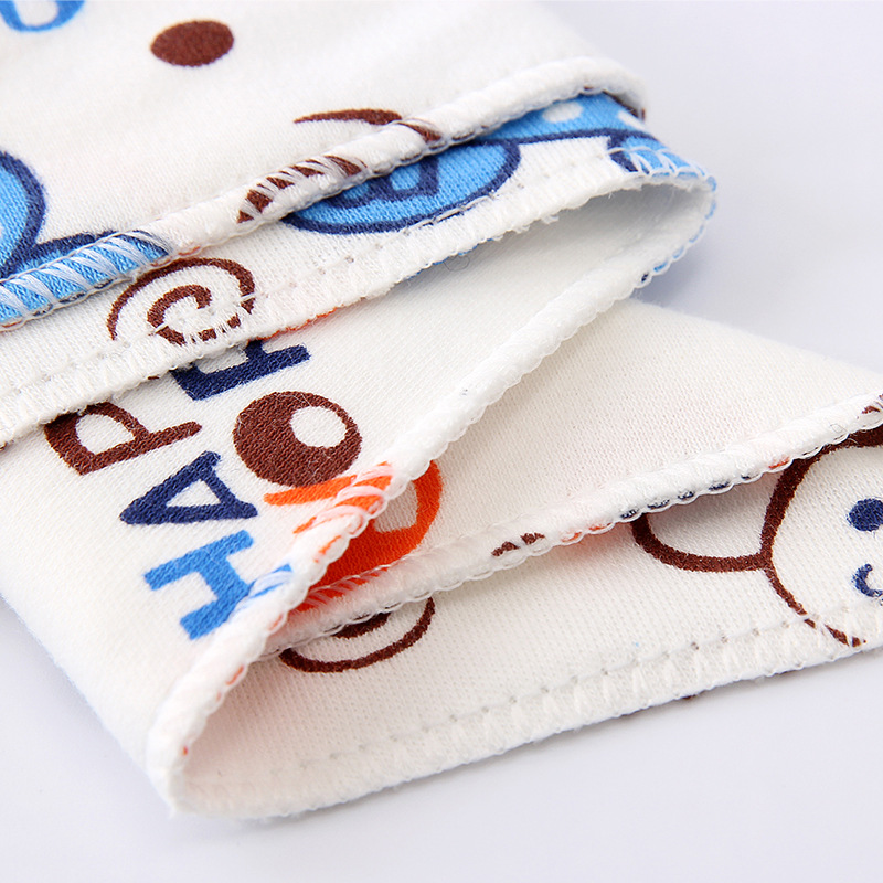 New baby saliva towel baby triangle cotton newborn double snap button bib children's scarf can be customized