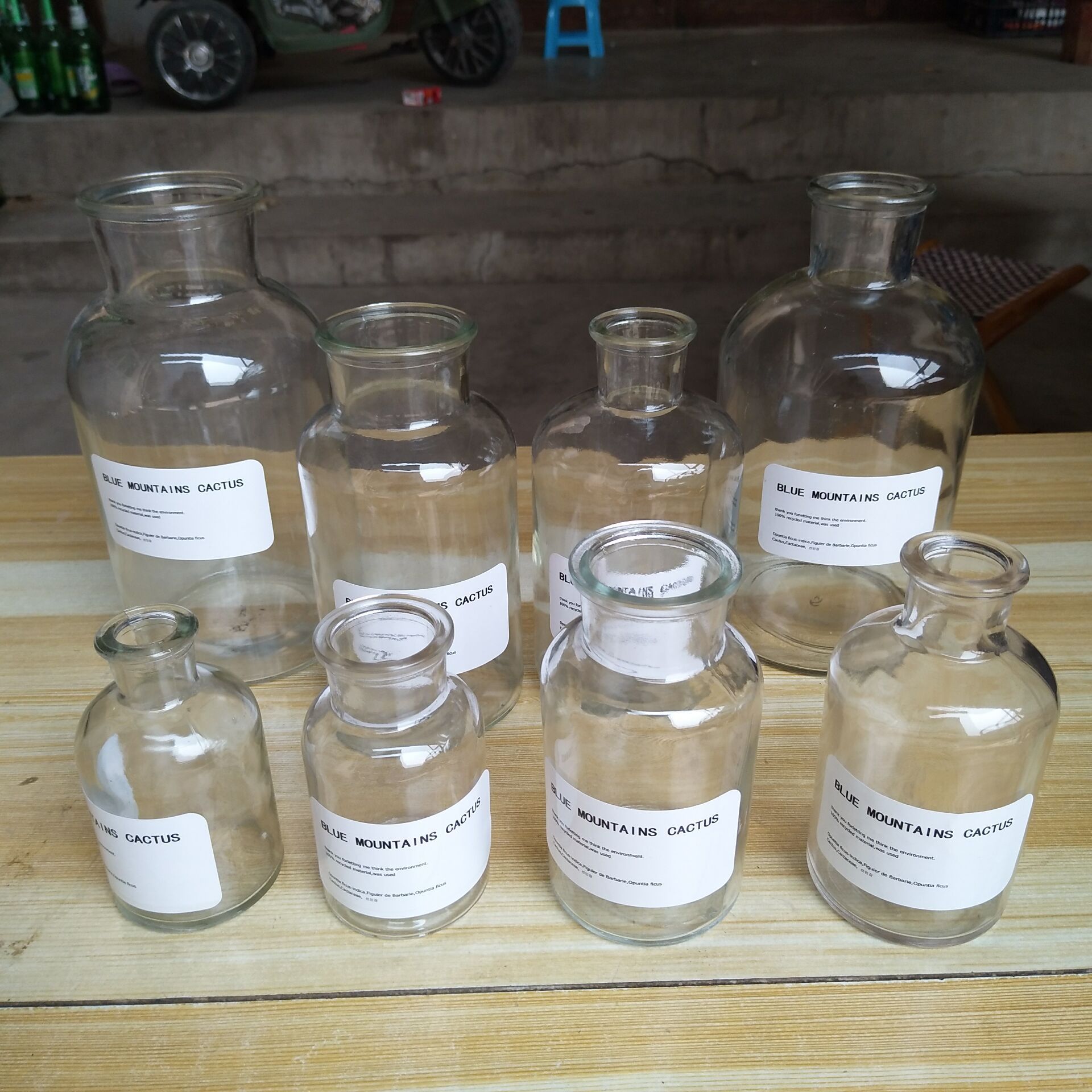 Стеклянная ваза, нордический стиль, для декора цветов