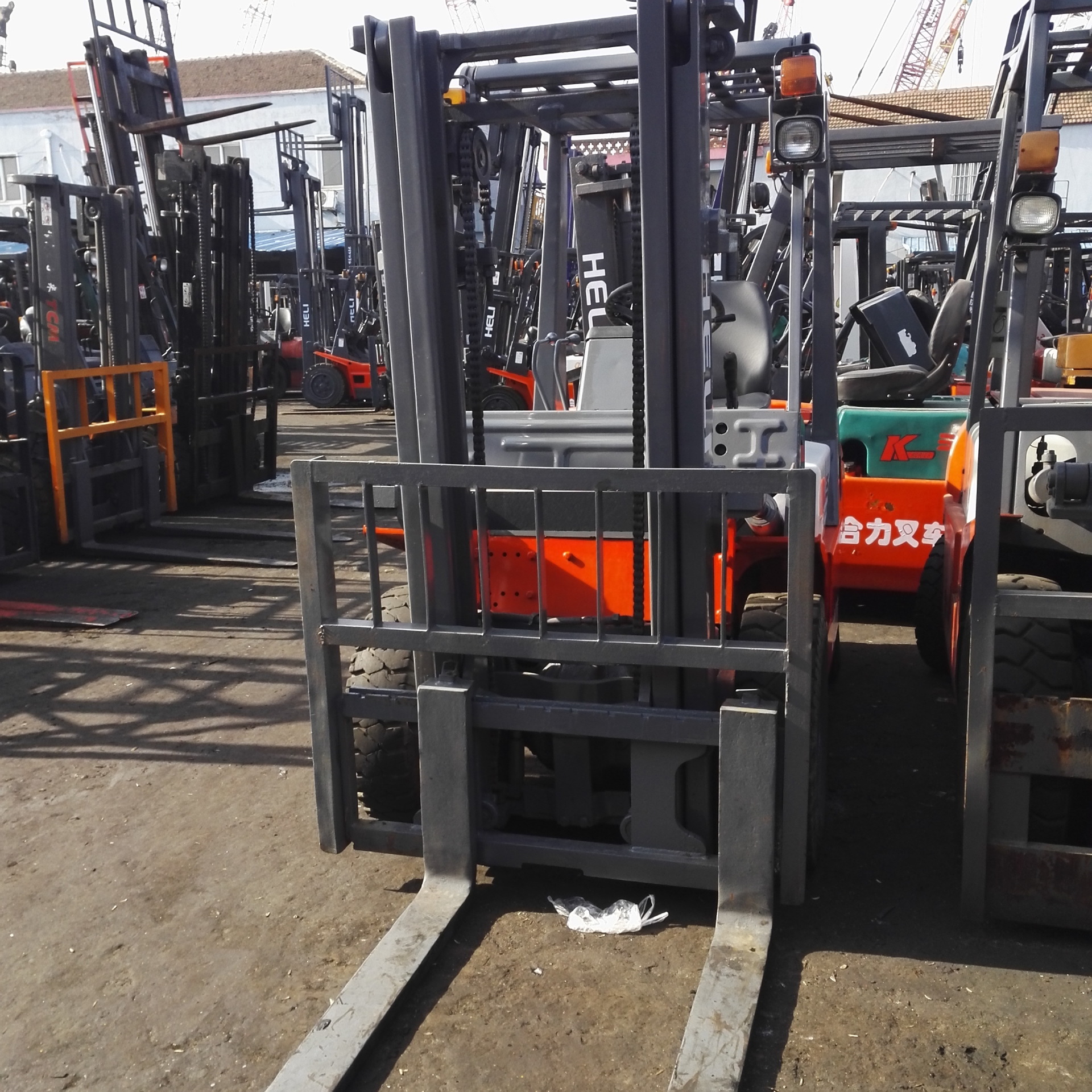 Tcm20 Ton 3 Ton, 5 Ton Diesel, Handling Forklift for Sale 3m Lift 4.5m Mast Forklift