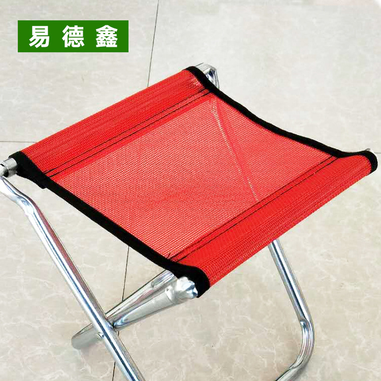 Factory in stock Portable Folding Stool Beach Metal Mazar Barbecue Small Stool Outdoor Fishing Stool Folding Stool