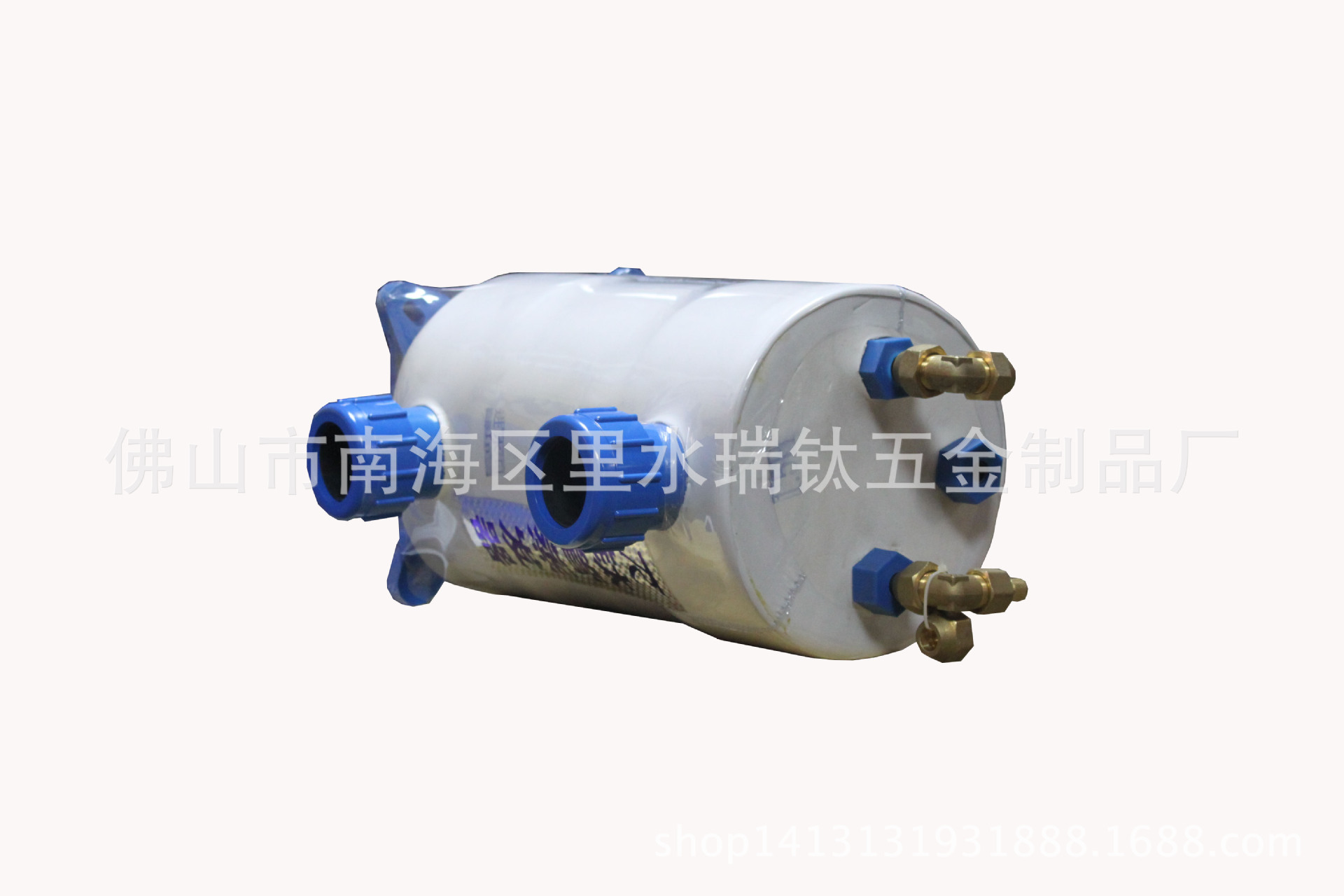 Foshan [Factory Direct Supply] 1~5P Pure Titanium Evaporator for Seawater Breeding, Pure Titanium Condenser