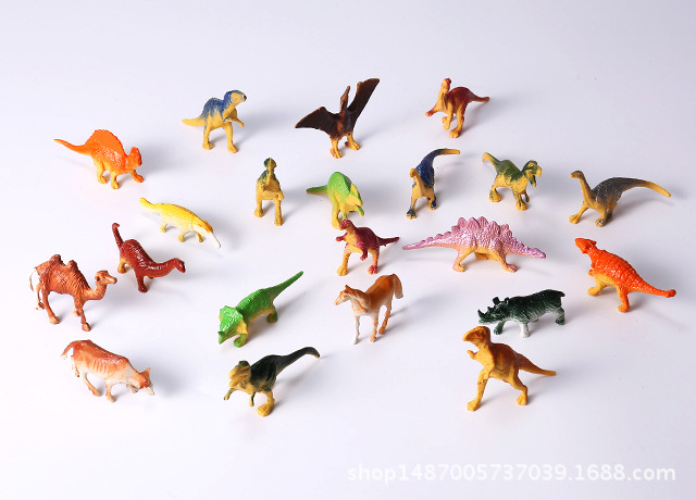 Mini small animal suit solid wild animal marine dinosaur simulation model toy factory direct sales