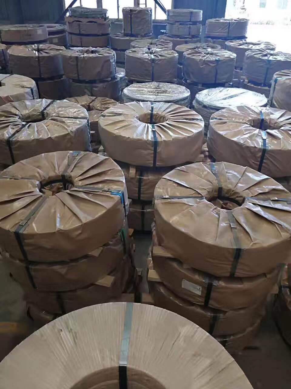 Zhongtian Cold-Rolled Hot-Rolled Q235A General Carbon Steel Strip Steel Blue Black Galvanized Steel Strip Wholesale Direct Sales